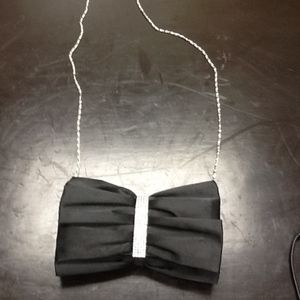 Black Bow Tie Purse